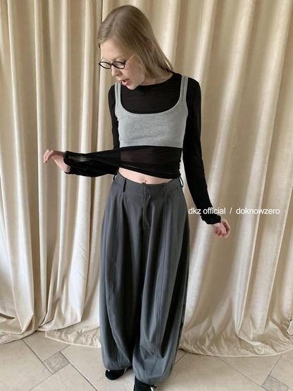 DKZ OFFICIAL Structured Relaxed Straight Women&