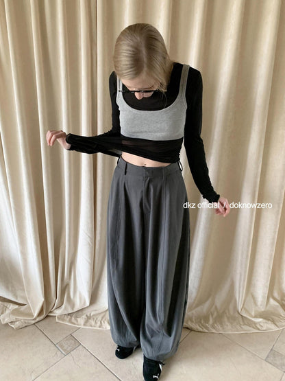 DKZ OFFICIAL Structured Relaxed Straight Women&