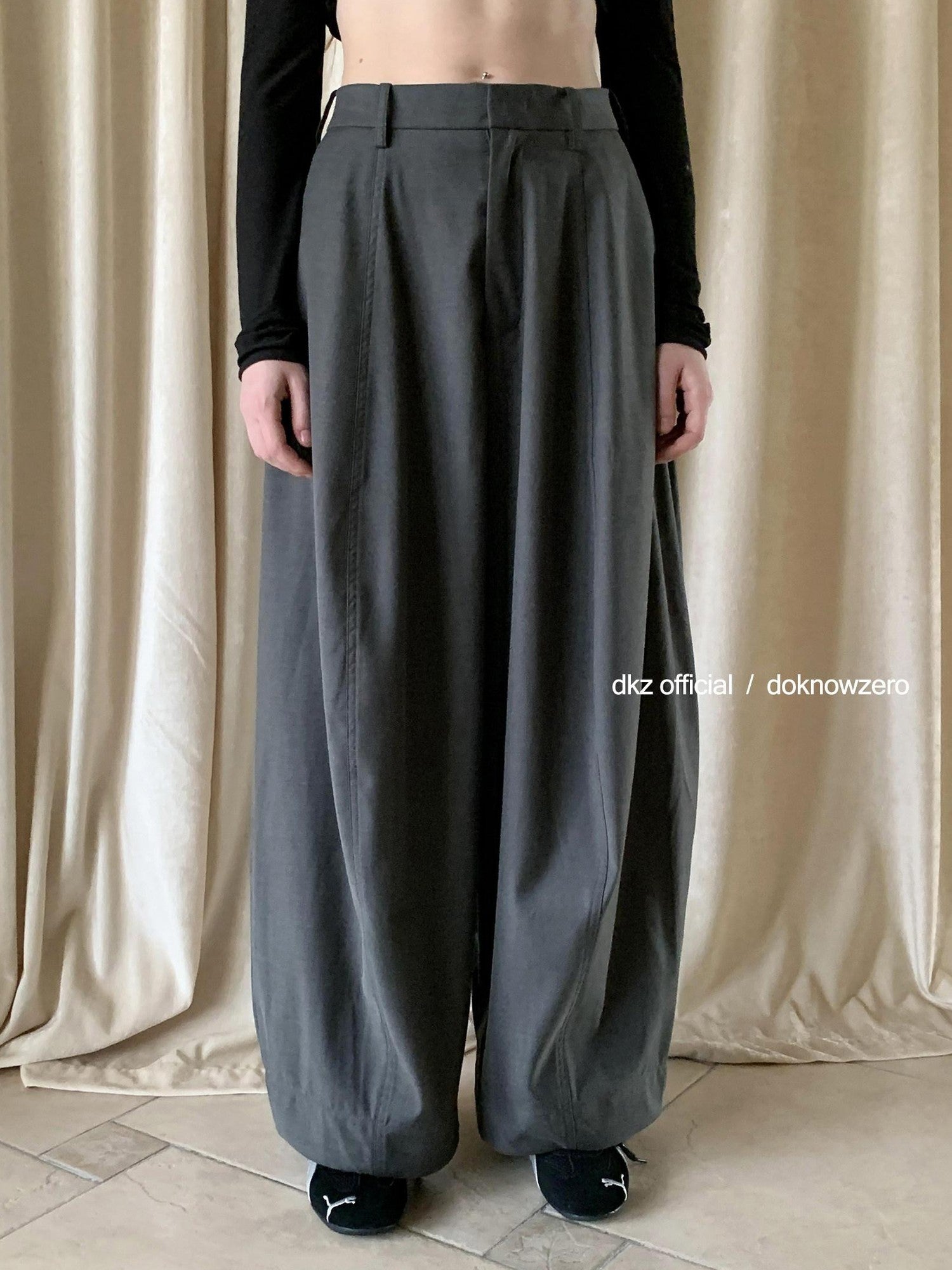 DKZ OFFICIAL Structured Relaxed Straight Women&