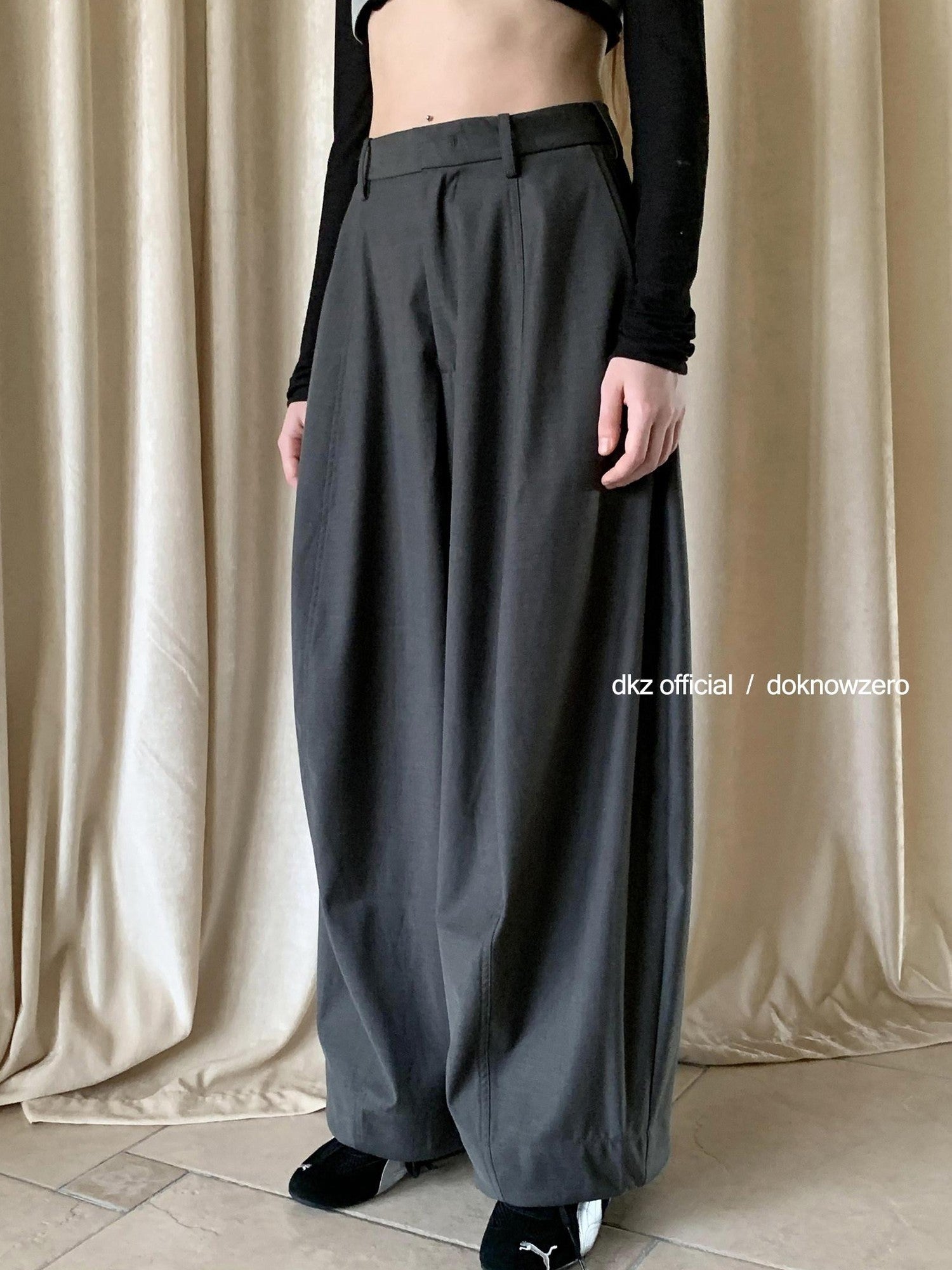 DKZ OFFICIAL Structured Relaxed Straight Women&