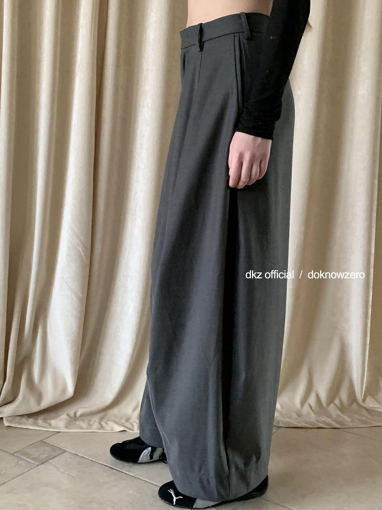 DKZ OFFICIAL Structured Relaxed Straight Women&