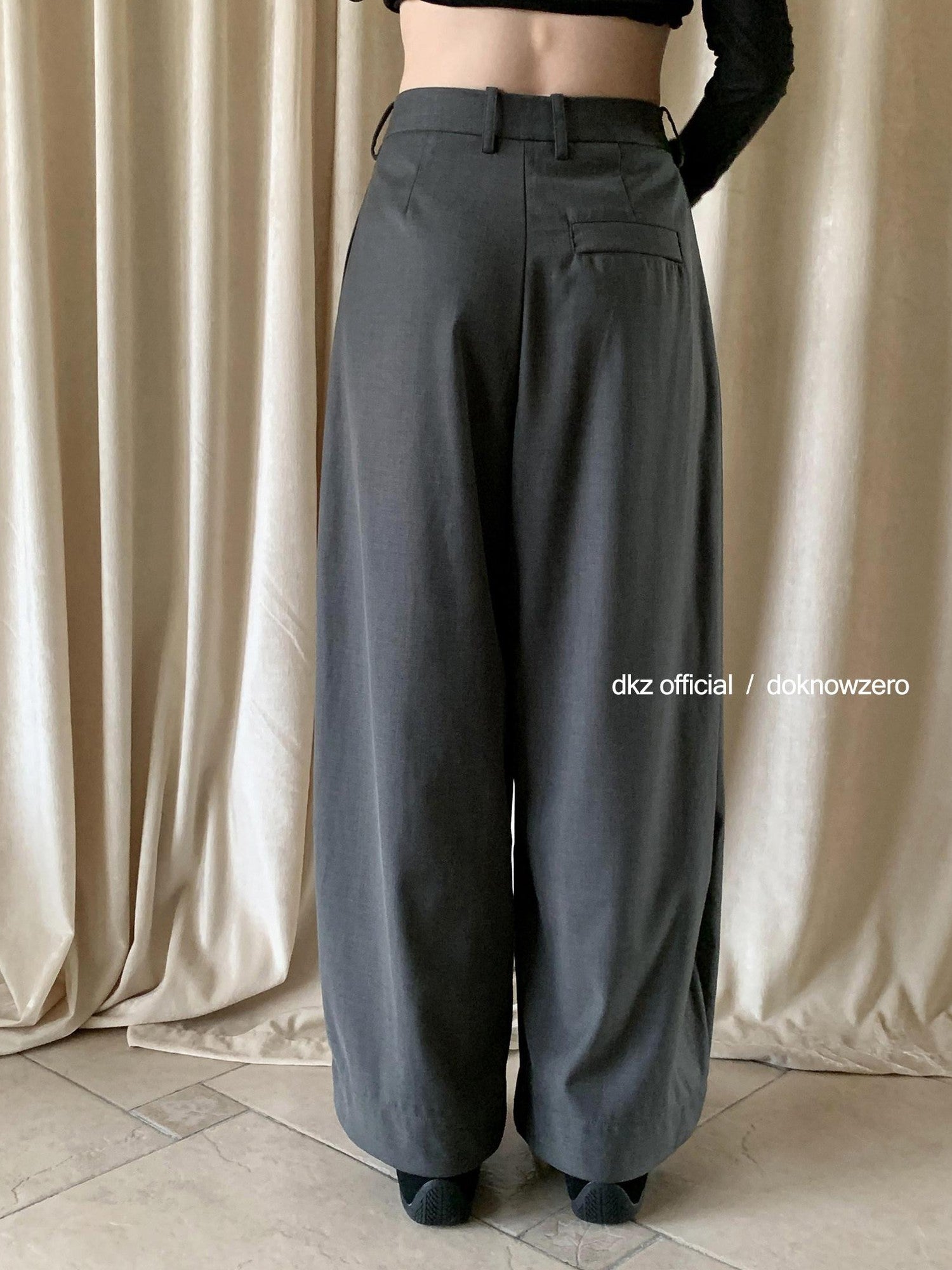 DKZ OFFICIAL Structured Relaxed Straight Women&