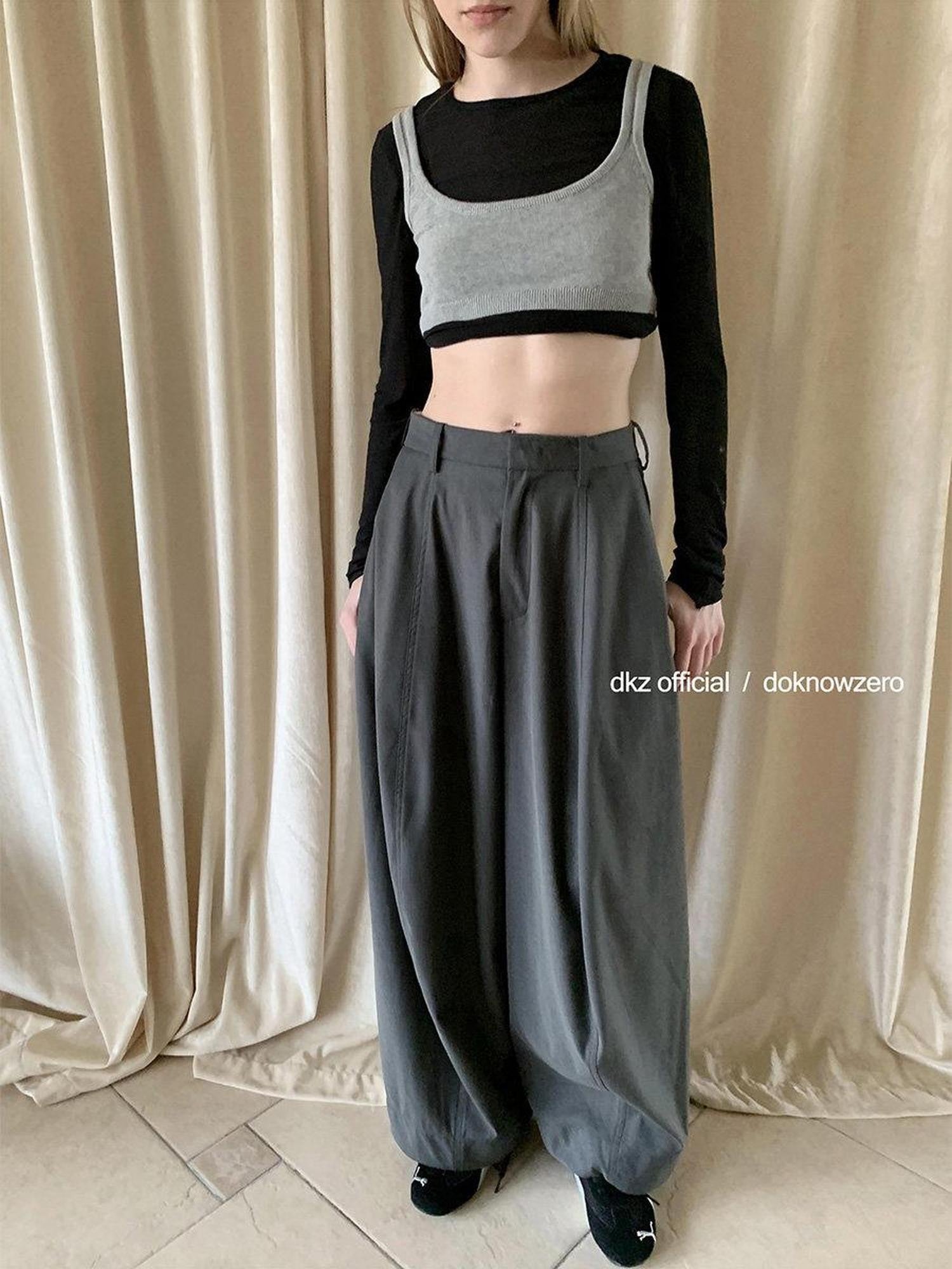 DKZ OFFICIAL Structured Relaxed Straight Women&