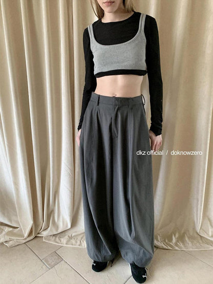 DKZ OFFICIAL Structured Relaxed Straight Women&