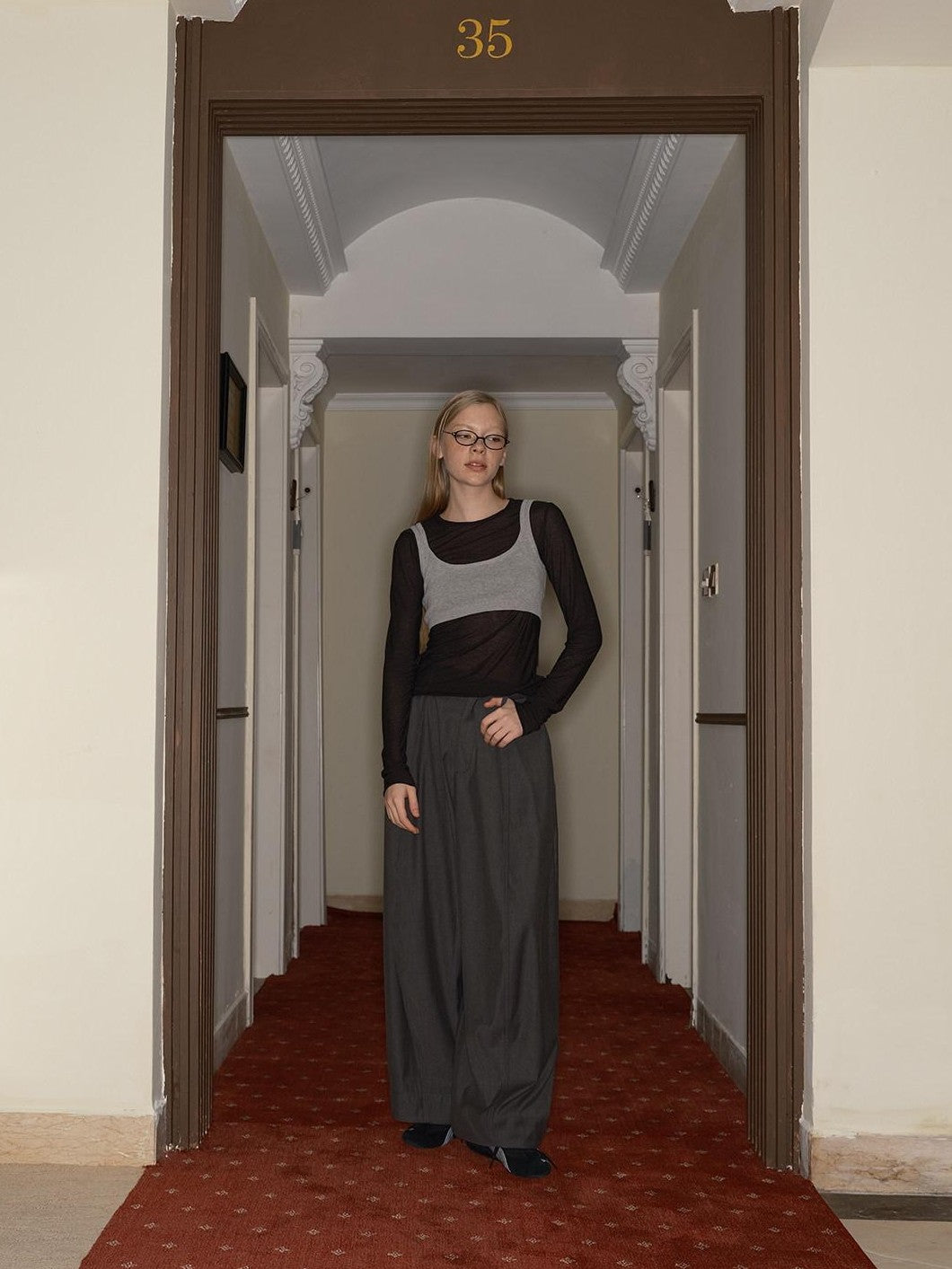 DKZ OFFICIAL Structured Relaxed Straight Women&