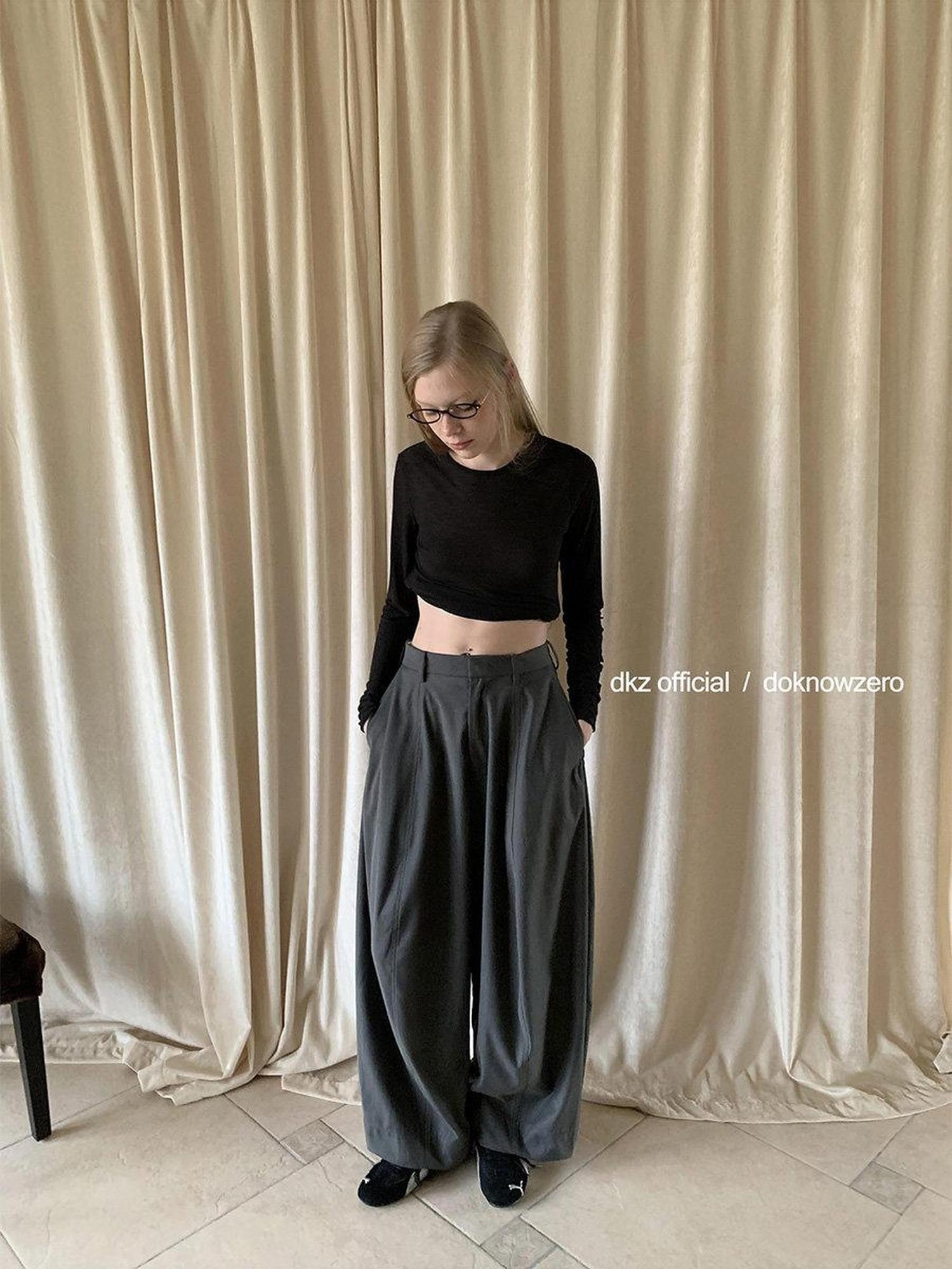 DKZ OFFICIAL Structured Relaxed Straight Women&