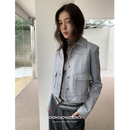DKZ_OFFICIAL_Suede_Straight_Fit_Long_Sleeve_Women&