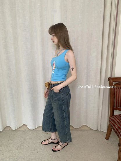 DKZ OFFICIAL Summer Parfait Slip Sleeveless Top