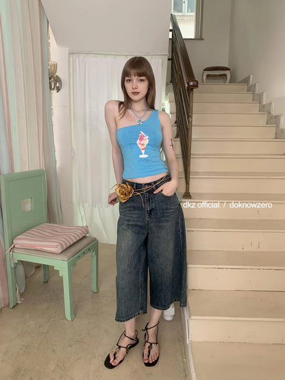 DKZ OFFICIAL Summer Parfait Slip Sleeveless Top