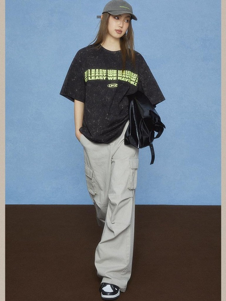 DKZ OFFICIAL Tie Dye Geometric Print Women&