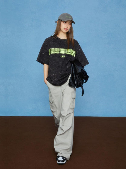DKZ OFFICIAL Tie Dye Geometric Print Women&