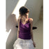 DKZ_OFFICIAL_Twist_Knot_Knit_V-neck_Layered_Slim_Women&