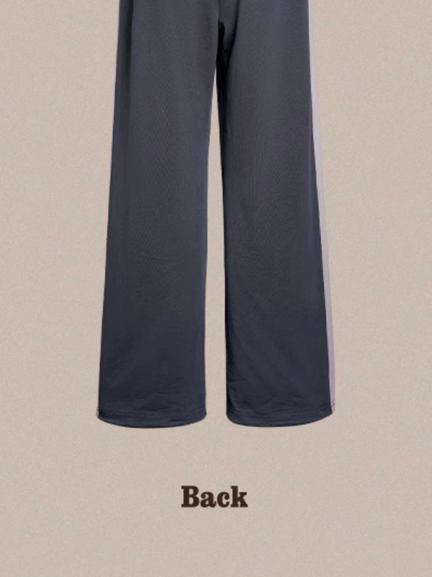 DKZ OFFICIAL Two Tone Cuffed Drawstring Wide Leg Sweatpants