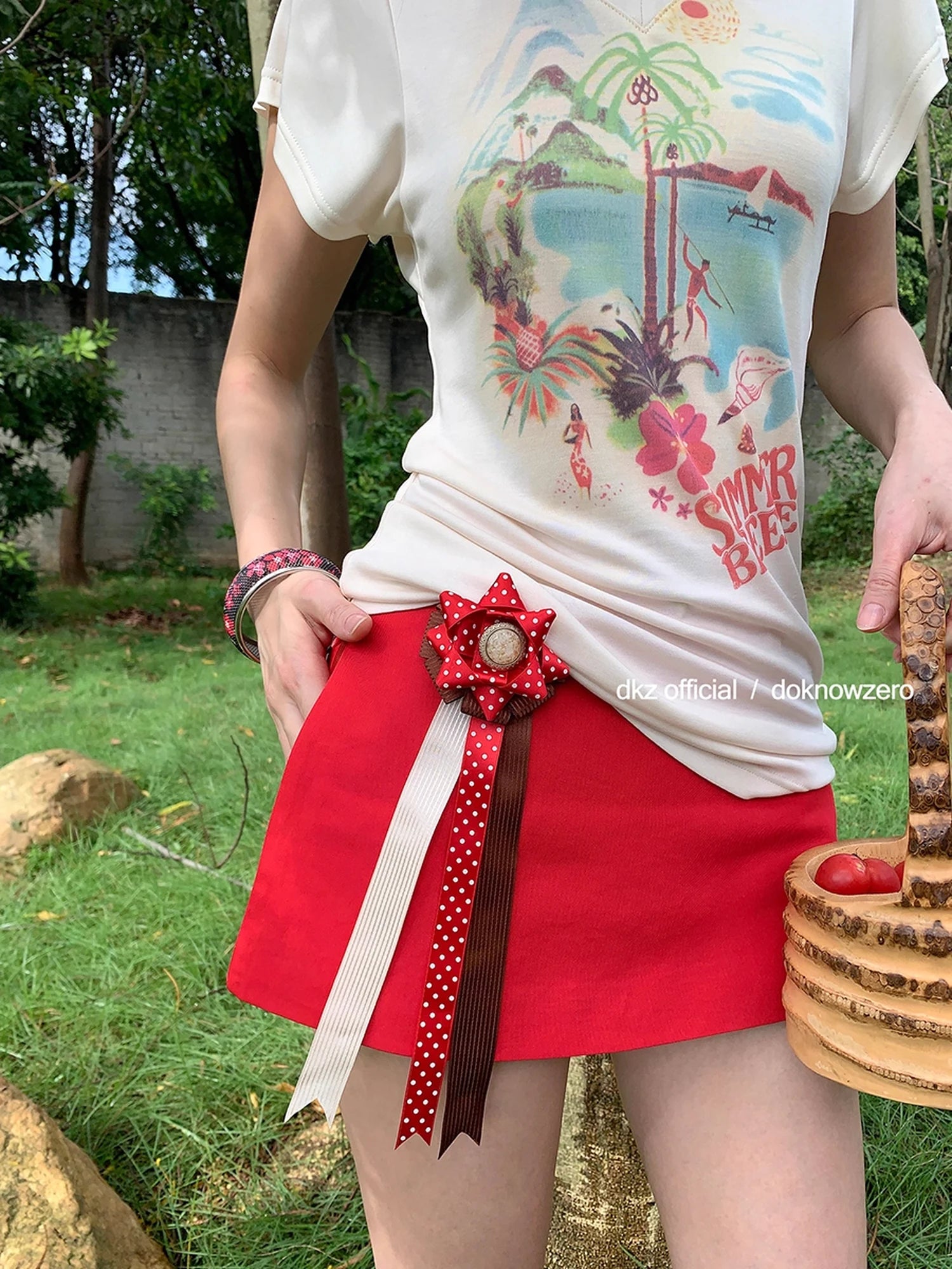 DKZ_OFFICIAL_Two_Way_Convertible_Detachable_Badge_Red_A_Line_Skirt_Shorts_MISSTT