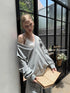 DKZ_OFFICIAL_V-Neck_Loose_Sweater_With_Lace_Tiered_Skirt_Set_MISSTT