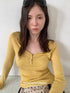 DKZ_OFFICIAL_V-Neck_Slim_Fit_Ribbed_Long_Sleeve_Knit_Top_MISSTT