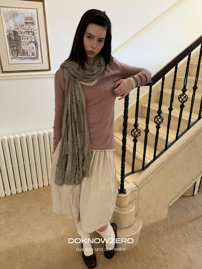 DKZ OFFICIAL V-neck Knit Women&