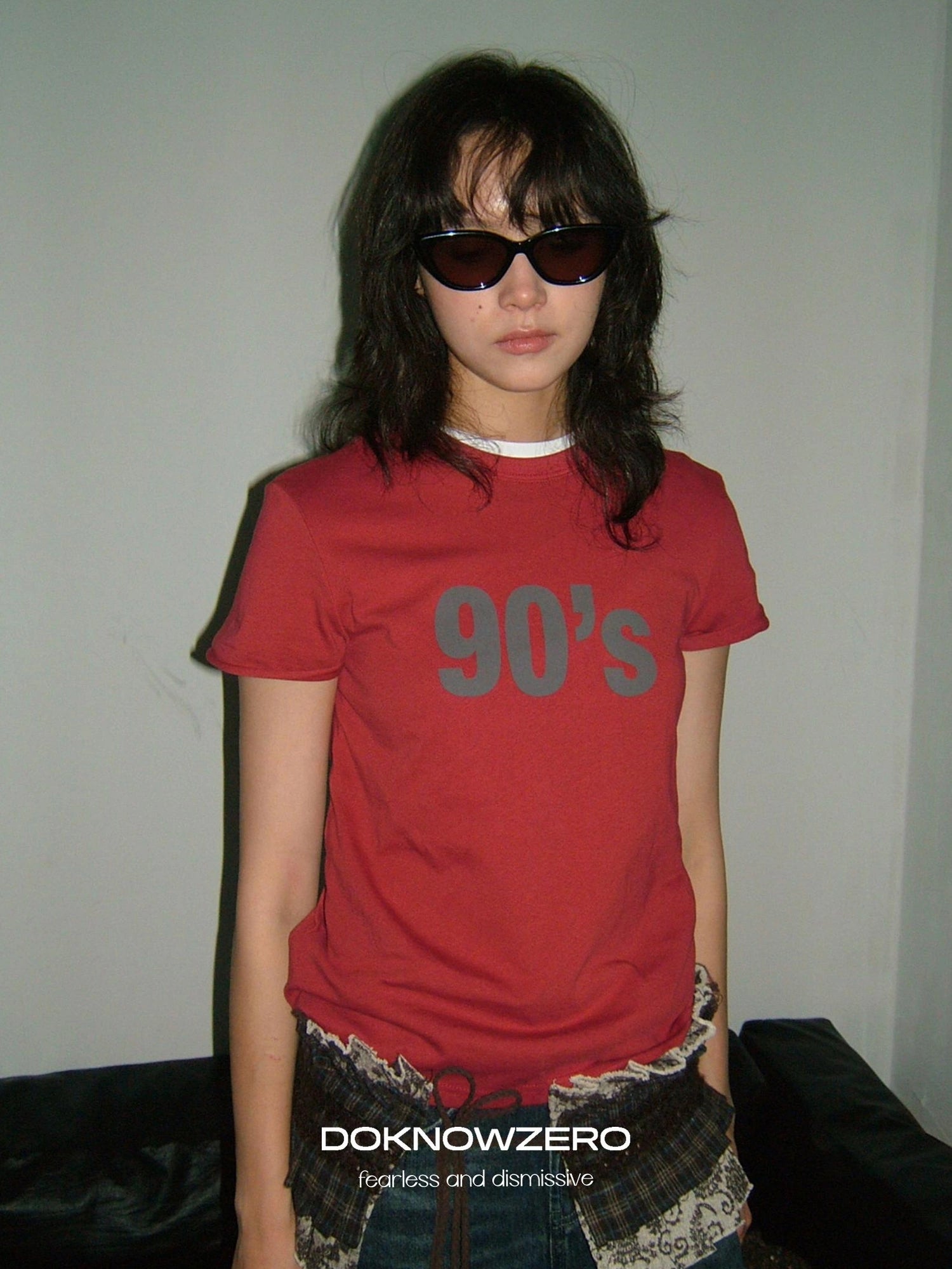 DKZ OFFICIAL Vintage 90s Print Short Sleeve Tee