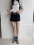 DKZ_OFFICIAL_Vintage_Black_Denim_Skort_Summer_A_Line_Anti_Peek_Short_Skirt_MISSTT