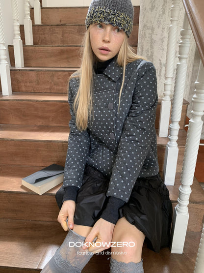 DKZ OFFICIAL Vintage Hand Crochet Cone Top Foldable Women&