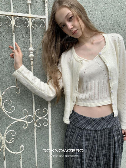 DKZ OFFICIAL Vintage Jacquard Wool Blend Women&