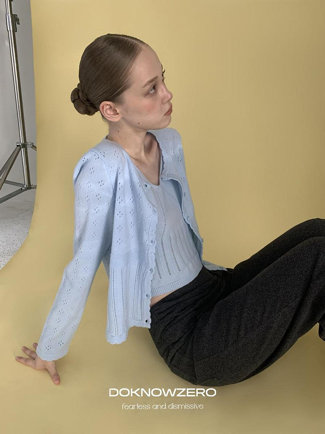 DKZ OFFICIAL Vintage Jacquard Wool Blend Women&