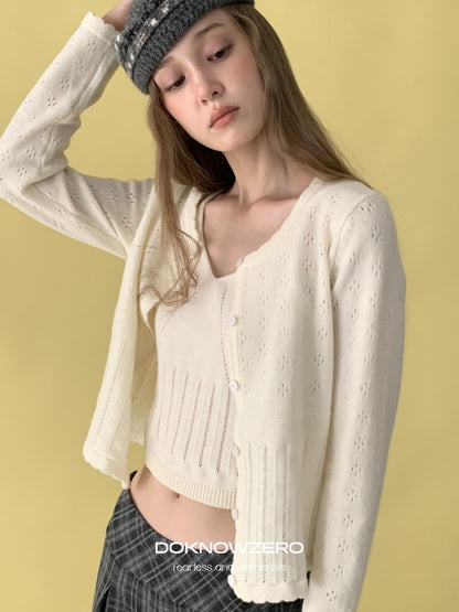 DKZ OFFICIAL Vintage Jacquard Wool Blend Women&