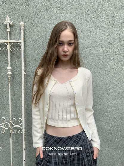 DKZ OFFICIAL Vintage Jacquard Wool Blend Women&