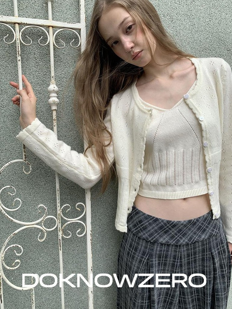 DKZ OFFICIAL Vintage Jacquard Wool Blend Women&