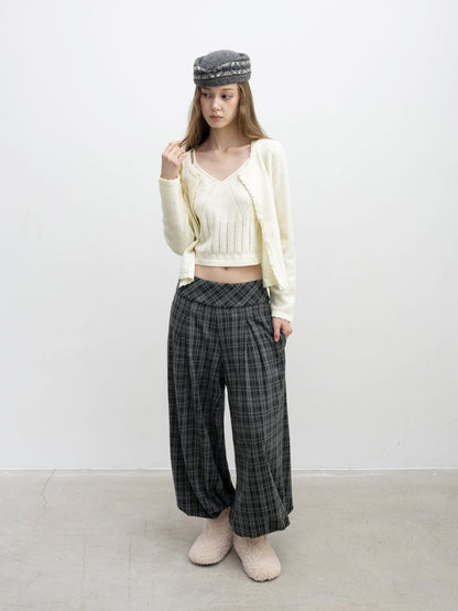 DKZ OFFICIAL Vintage Jacquard Wool Blend Women&