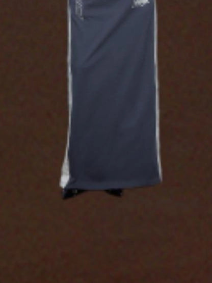 DKZ OFFICIAL Vintage Knit Maxi Skirt In Ash Tones