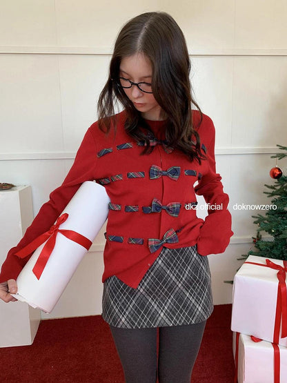 Vintage Plaid A Line Skort