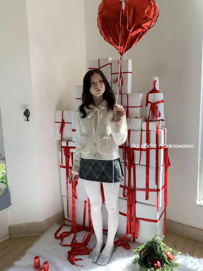 Vintage Plaid A Line Skort