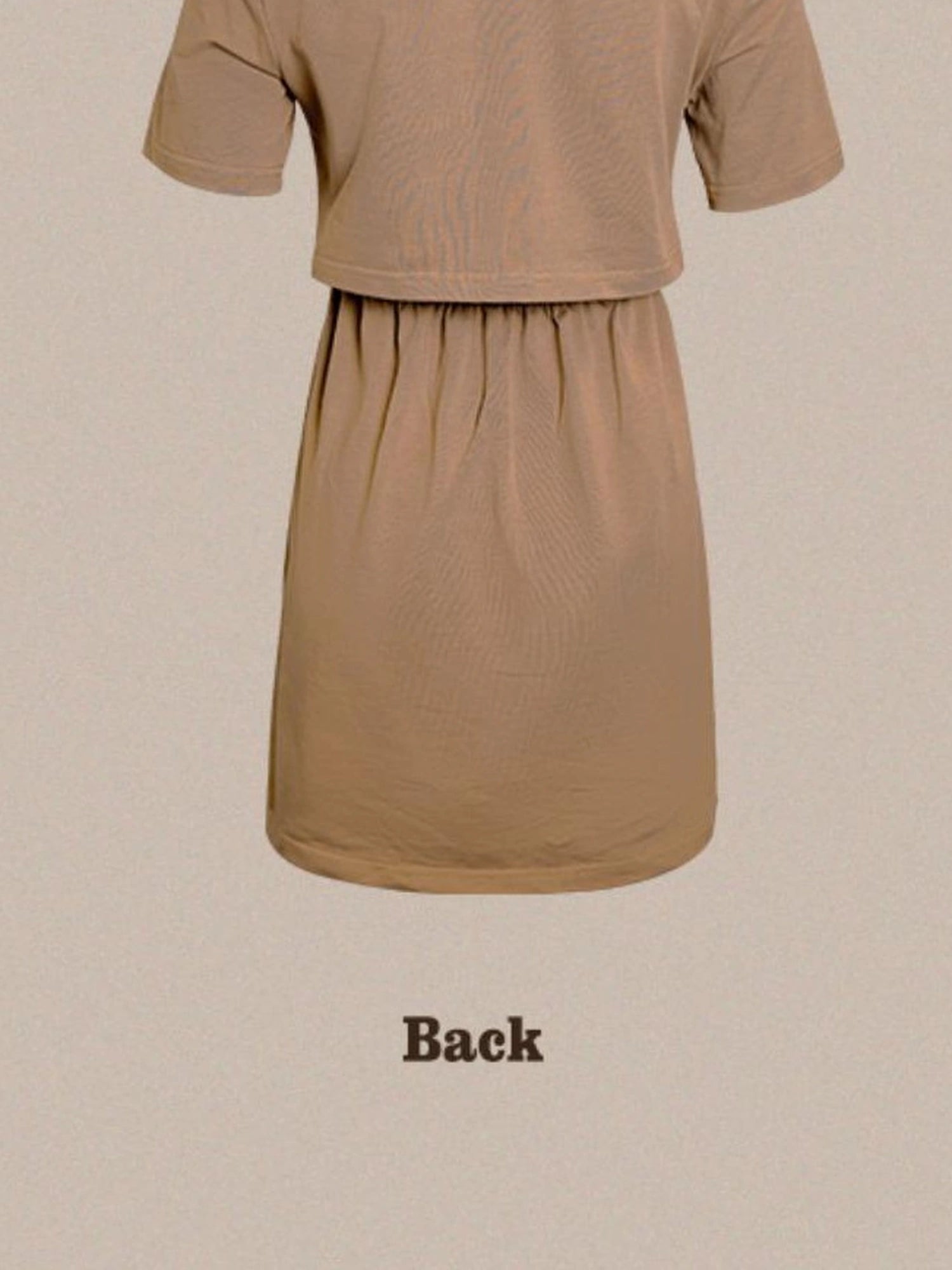 DKZ OFFICIAL Vintage Polo Collar Knit Dress