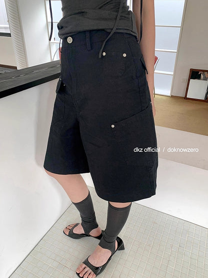 DKZ_OFFICIAL_Vintage_Sandwashed_Cargo_Shorts_with_Rivets_MISSTT