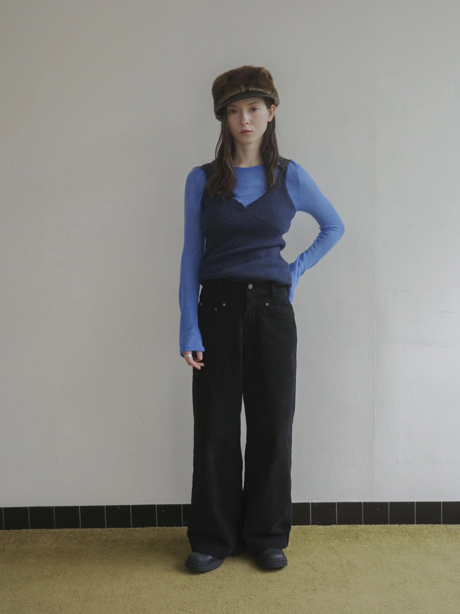 DKZ OFFICIAL Vintage Split Wash Trousers