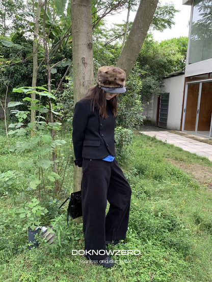 DKZ OFFICIAL Vintage Split Wash Trousers