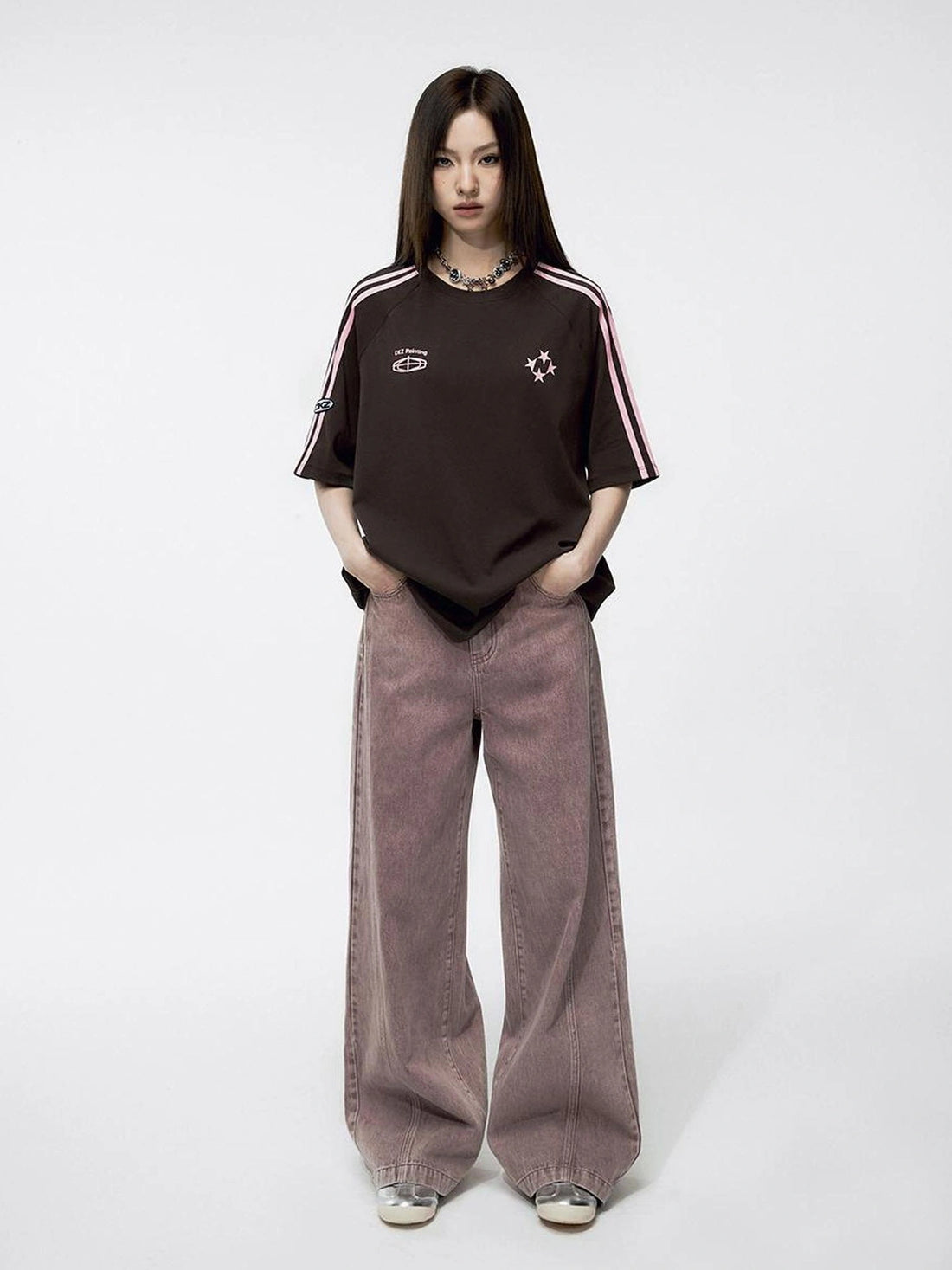 DKZ OFFICIAL Vintage Sport Color Block Tee
