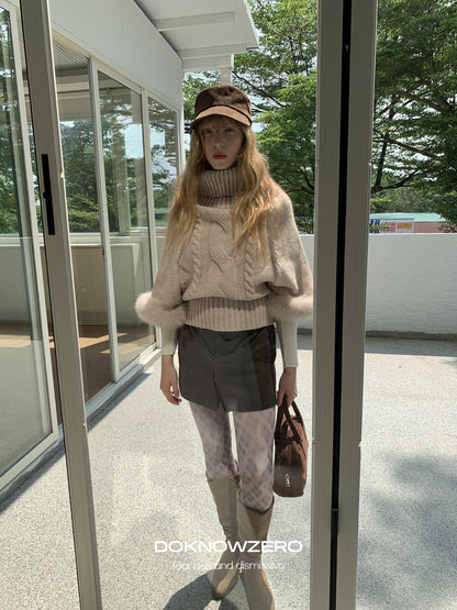 DKZ OFFICIAL Vintage Utility Faux Two Piece A Line Women&