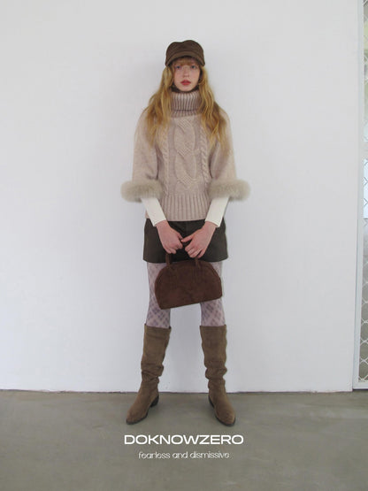 DKZ OFFICIAL Vintage Utility Faux Two Piece A Line Women&