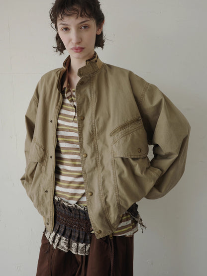 DKZ_OFFICIAL_Vintage_Washed_Multi_Pocket_Women_Jacket_MISSTT