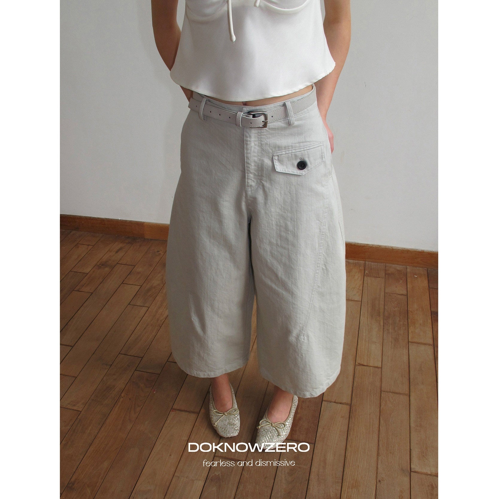 DKZ_OFFICIAL_Washed_Cargo_Belted_Loose_Retro_Straight_Women&