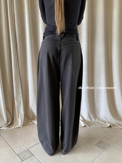 DKZ OFFICIAL Washed Distressed Loose Vintage Women&