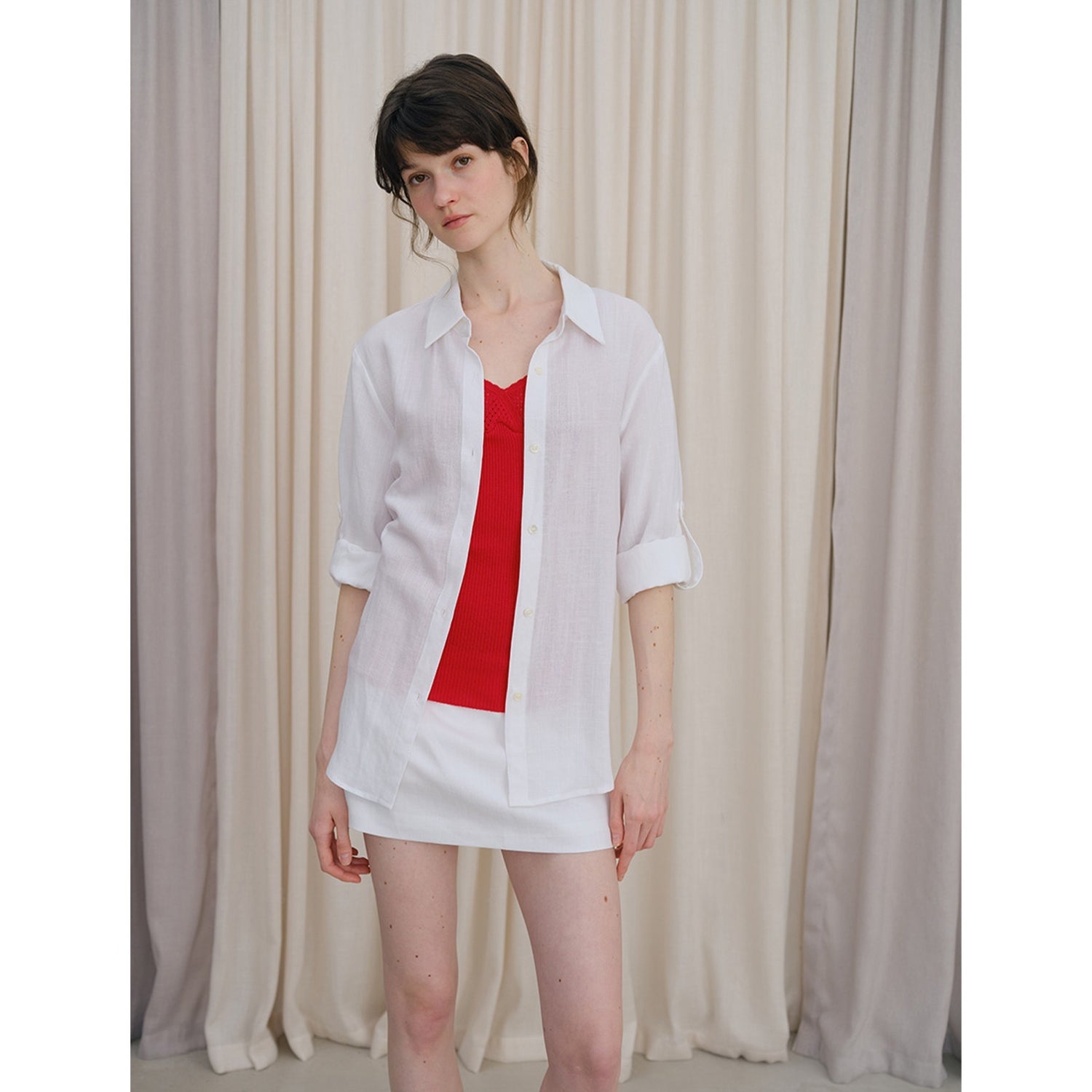 DKZ_OFFICIAL_White_Adjustable_Convertible_Slim_Button_Front_Women&
