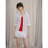 DKZ_OFFICIAL_White_Adjustable_Convertible_Slim_Button_Front_Women&