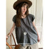 DKZ_OFFICIAL_White_Cap_Sleeve_Round_Neck_Loose_Fit_Women&