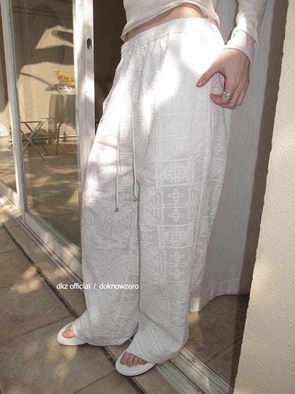 DKZ_OFFICIAL_White_Lace_Drawstring_Wide_Leg_Trousers_With_Lining_MISSTT