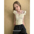 DKZ_OFFICIAL_Yellow_Lace_Splice_Faux_Two_Piece_Henley_Women&