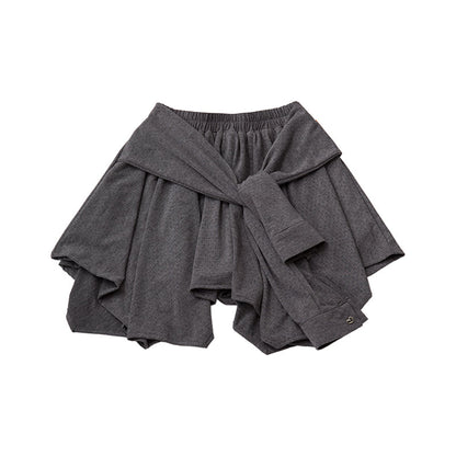 Achihara Handkerchief Hem Wrap Skirt