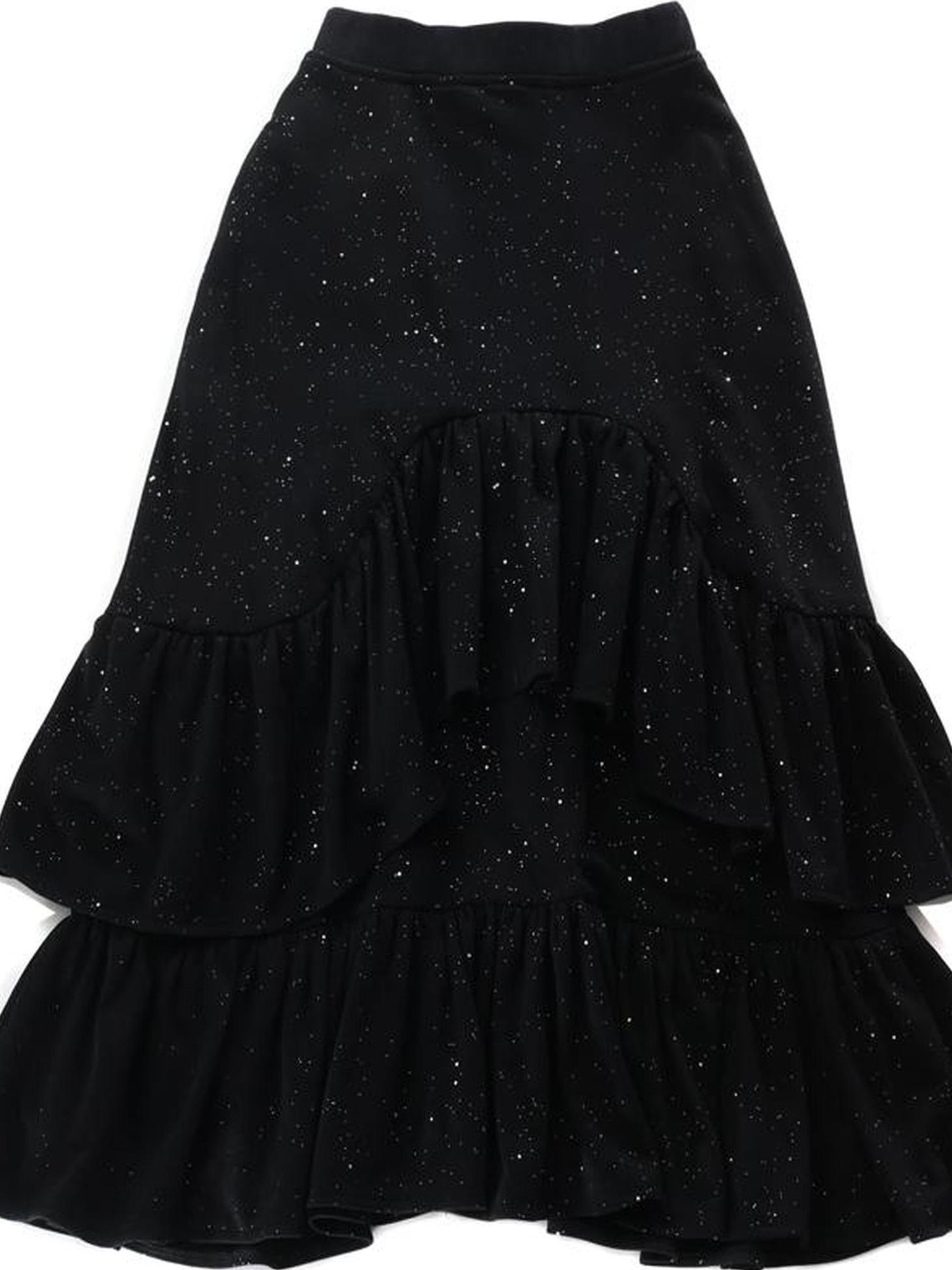 Sweet Mi Dark Lolita Witch Pleated Sequin Gown